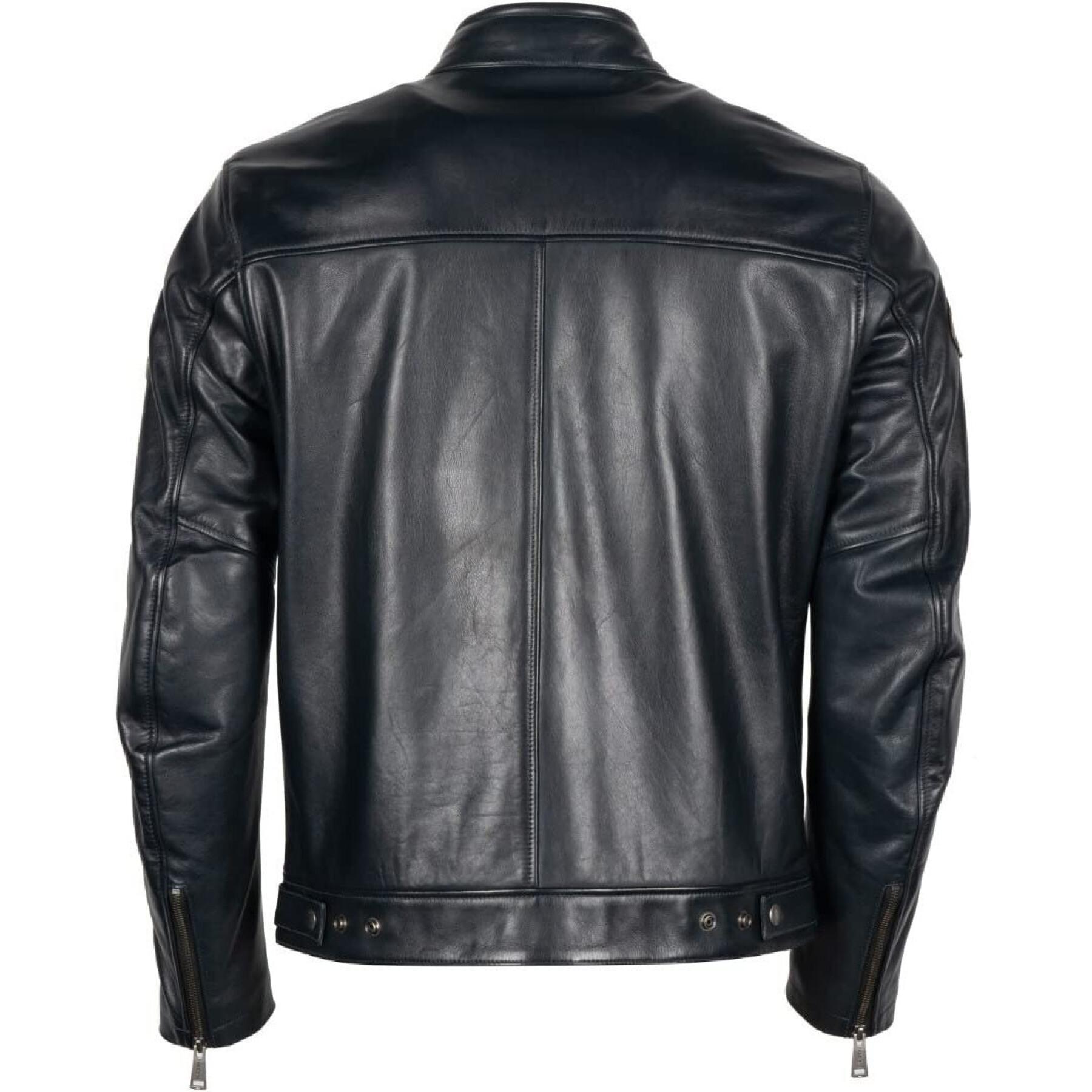 Aniline leather jacket Helstons race